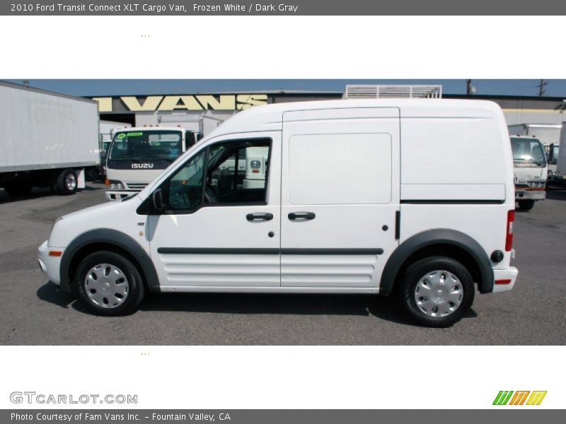 Frozen White / Dark Gray 2010 Ford Transit Connect XLT Cargo Van
