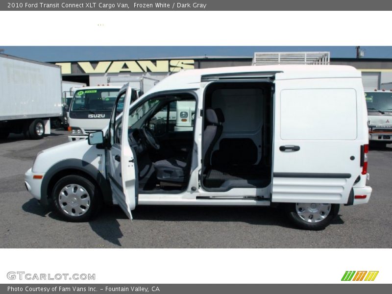 Frozen White / Dark Gray 2010 Ford Transit Connect XLT Cargo Van