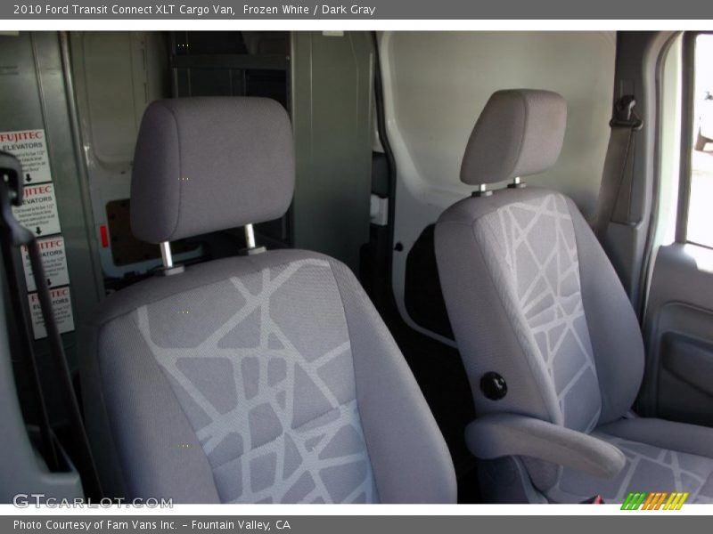 Frozen White / Dark Gray 2010 Ford Transit Connect XLT Cargo Van