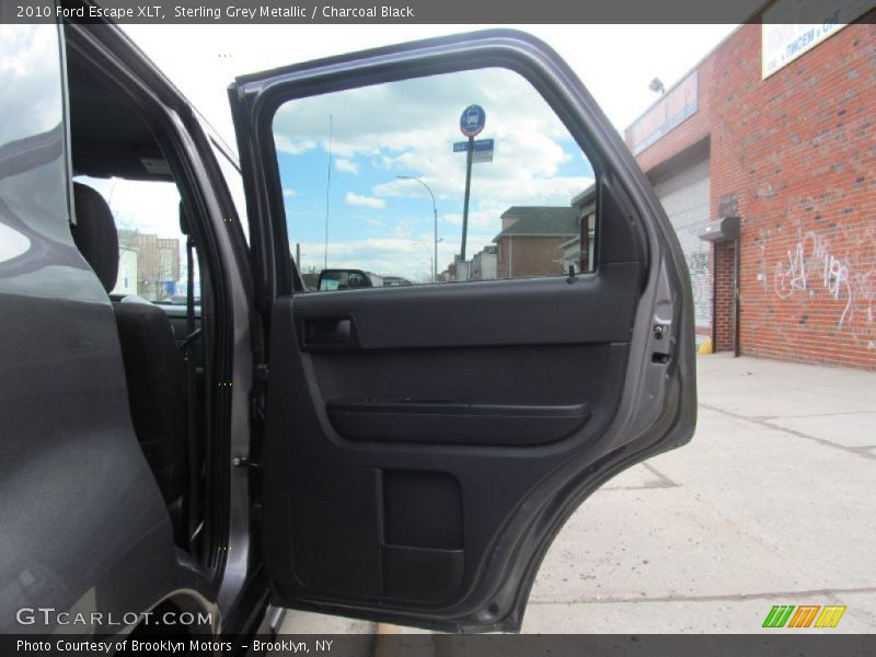 Sterling Grey Metallic / Charcoal Black 2010 Ford Escape XLT