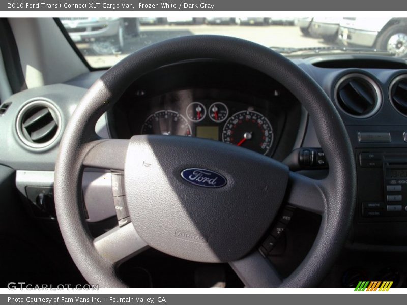 Frozen White / Dark Gray 2010 Ford Transit Connect XLT Cargo Van