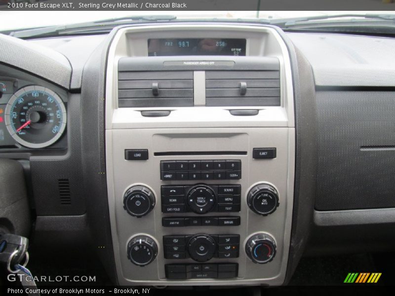 Sterling Grey Metallic / Charcoal Black 2010 Ford Escape XLT