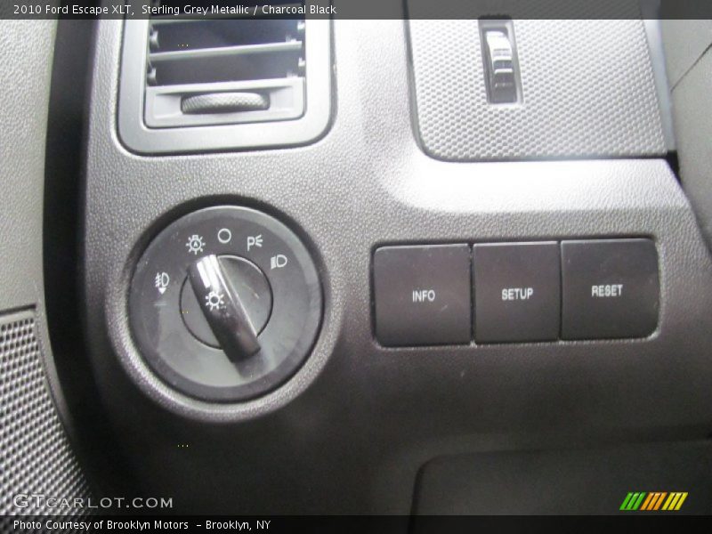 Sterling Grey Metallic / Charcoal Black 2010 Ford Escape XLT