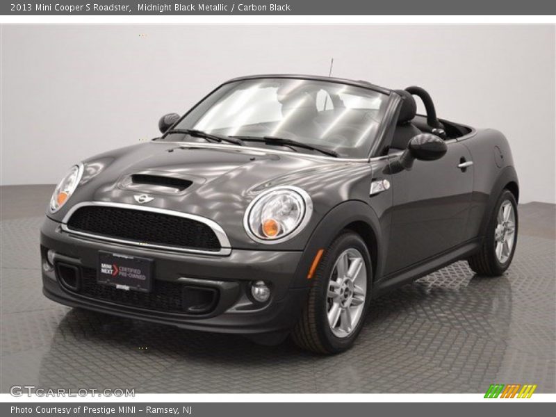 Midnight Black Metallic / Carbon Black 2013 Mini Cooper S Roadster