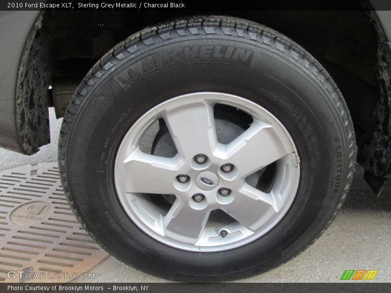 Sterling Grey Metallic / Charcoal Black 2010 Ford Escape XLT