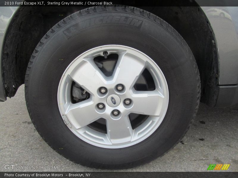 Sterling Grey Metallic / Charcoal Black 2010 Ford Escape XLT