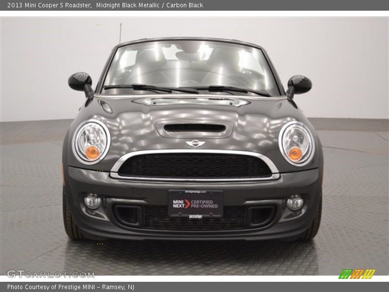 Midnight Black Metallic / Carbon Black 2013 Mini Cooper S Roadster