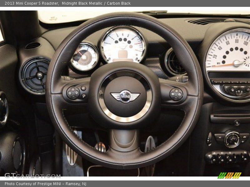 Midnight Black Metallic / Carbon Black 2013 Mini Cooper S Roadster
