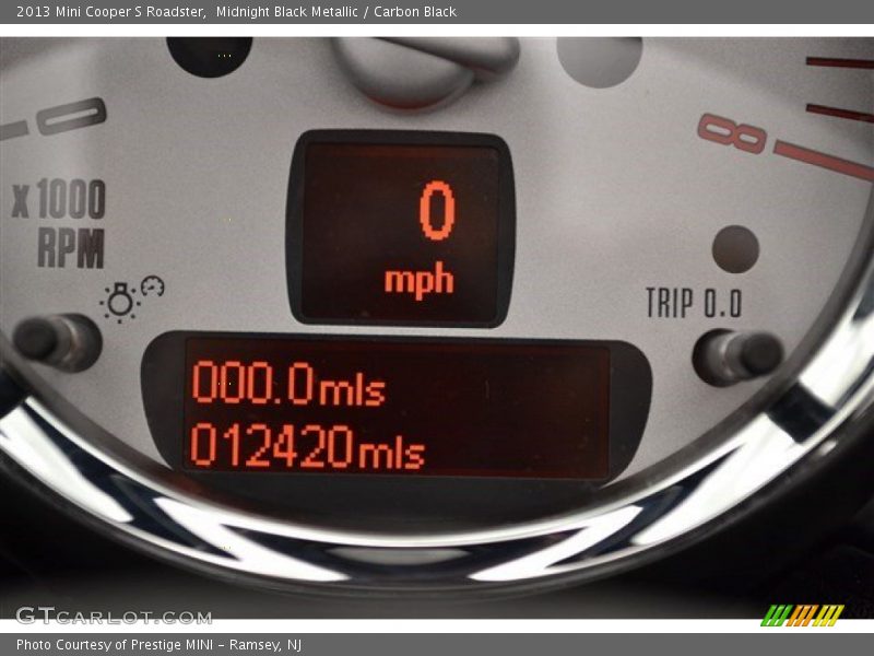 Midnight Black Metallic / Carbon Black 2013 Mini Cooper S Roadster