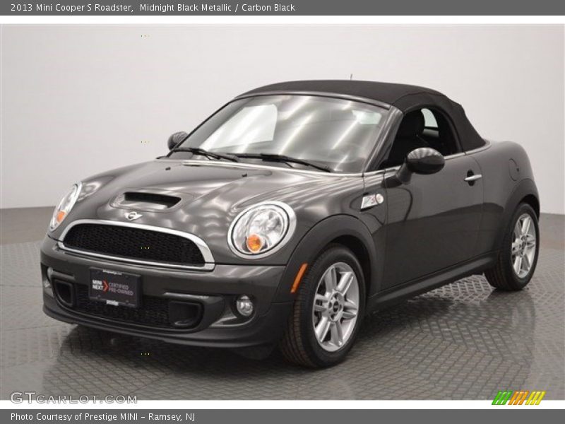 Midnight Black Metallic / Carbon Black 2013 Mini Cooper S Roadster
