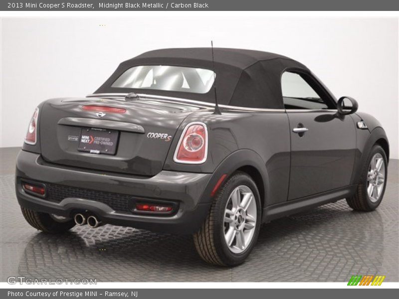 Midnight Black Metallic / Carbon Black 2013 Mini Cooper S Roadster