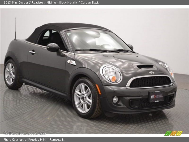 Midnight Black Metallic / Carbon Black 2013 Mini Cooper S Roadster