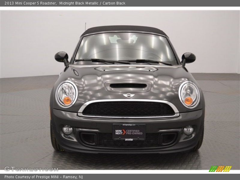 Midnight Black Metallic / Carbon Black 2013 Mini Cooper S Roadster