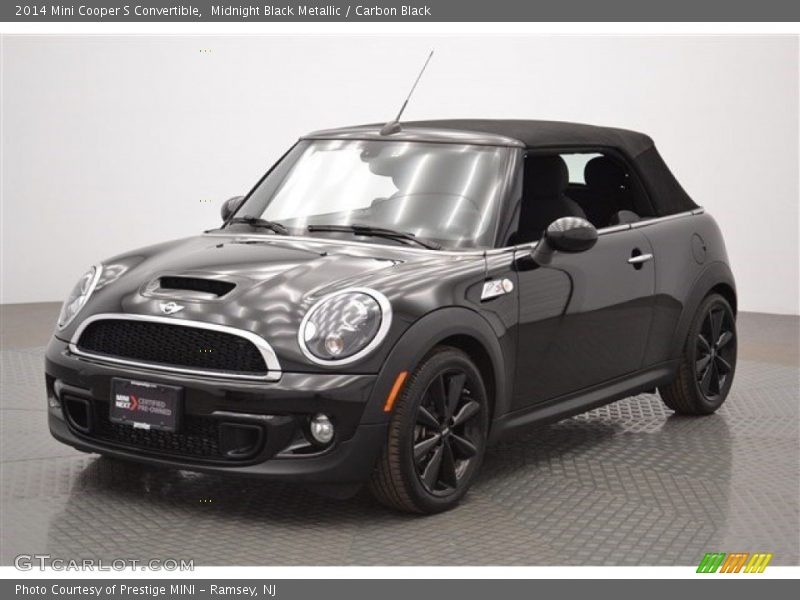 Midnight Black Metallic / Carbon Black 2014 Mini Cooper S Convertible