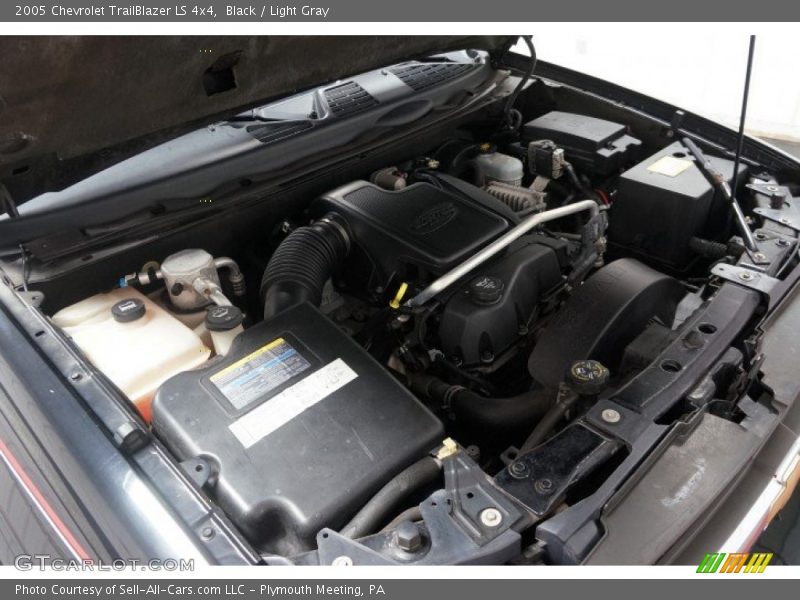 Black / Light Gray 2005 Chevrolet TrailBlazer LS 4x4
