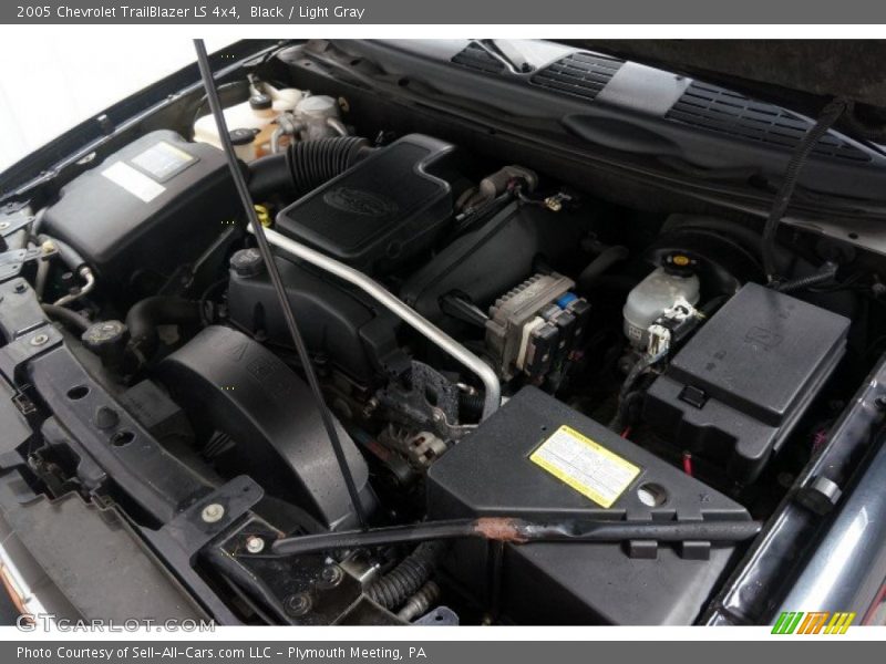 Black / Light Gray 2005 Chevrolet TrailBlazer LS 4x4