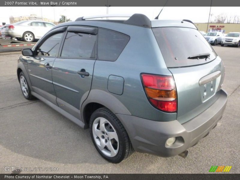Wave Blue / Graphite 2007 Pontiac Vibe