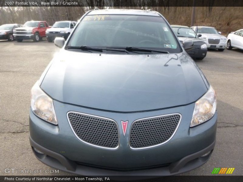 Wave Blue / Graphite 2007 Pontiac Vibe