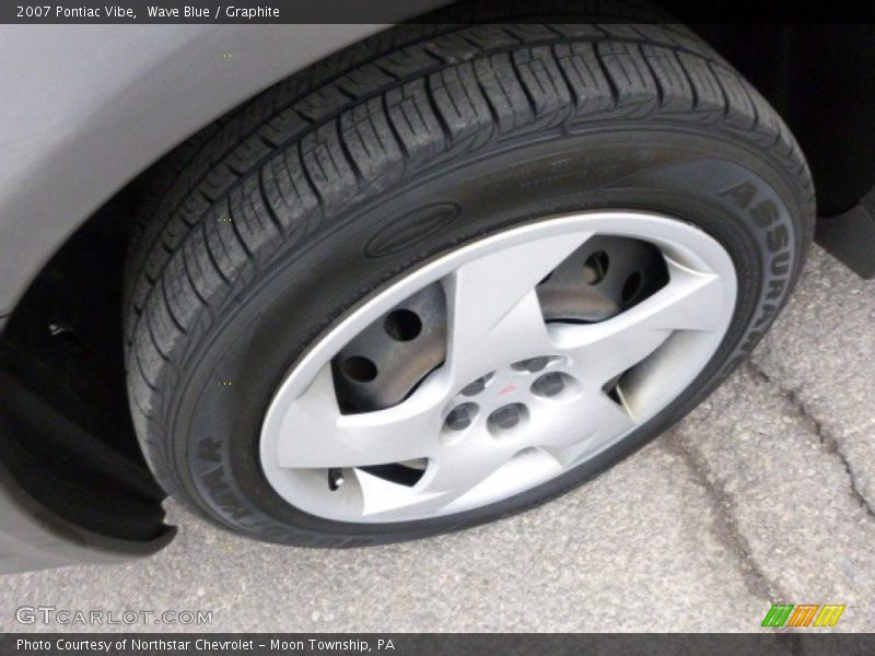 Wave Blue / Graphite 2007 Pontiac Vibe