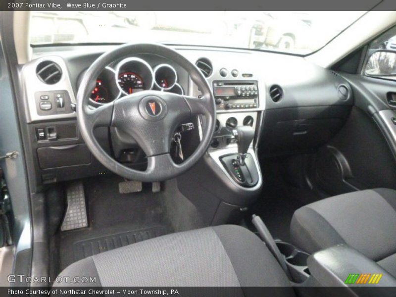 Wave Blue / Graphite 2007 Pontiac Vibe