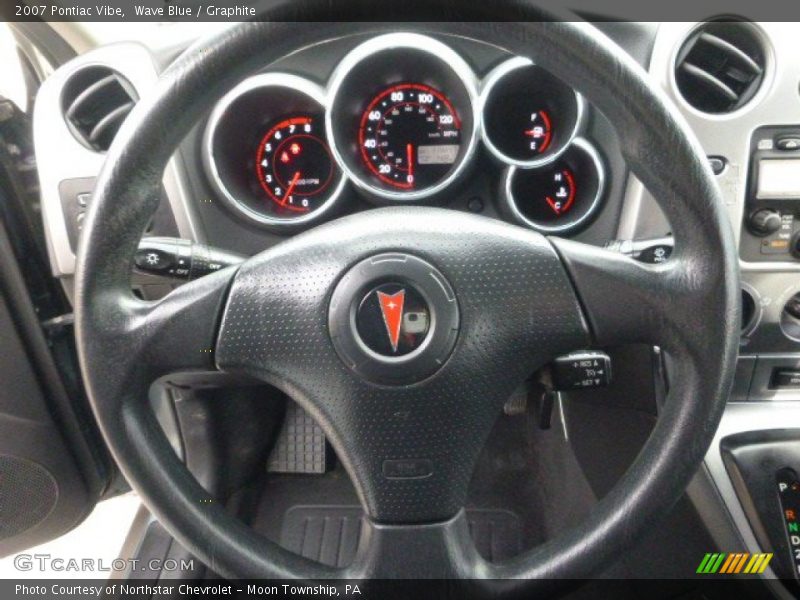 Wave Blue / Graphite 2007 Pontiac Vibe