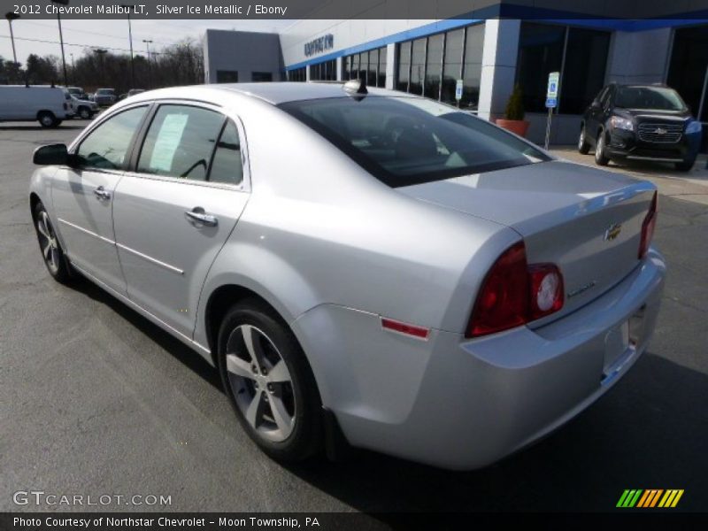 Silver Ice Metallic / Ebony 2012 Chevrolet Malibu LT