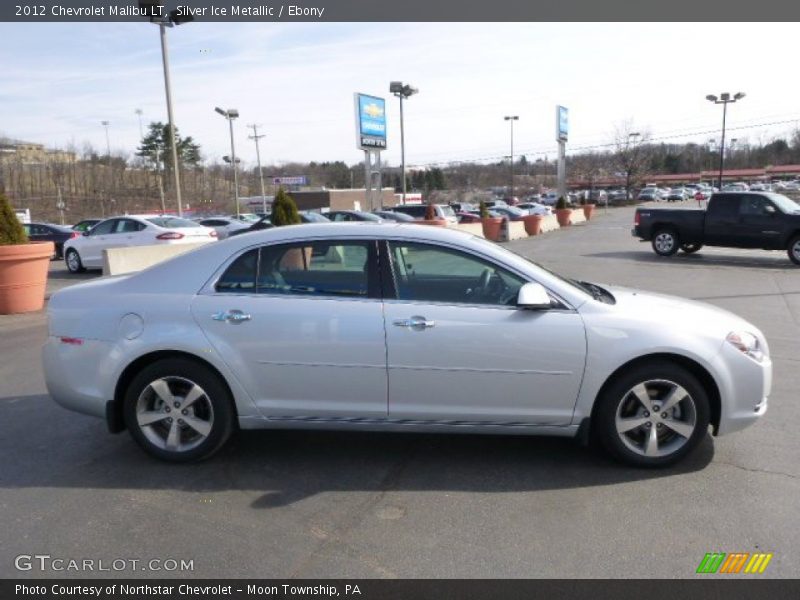 Silver Ice Metallic / Ebony 2012 Chevrolet Malibu LT