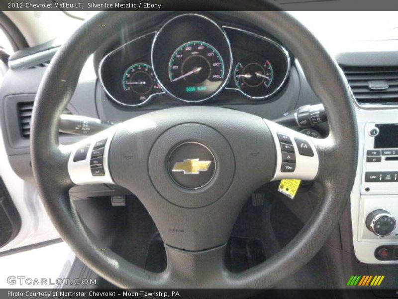 Silver Ice Metallic / Ebony 2012 Chevrolet Malibu LT