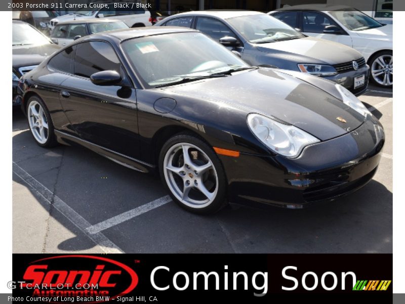 Black / Black 2003 Porsche 911 Carrera Coupe