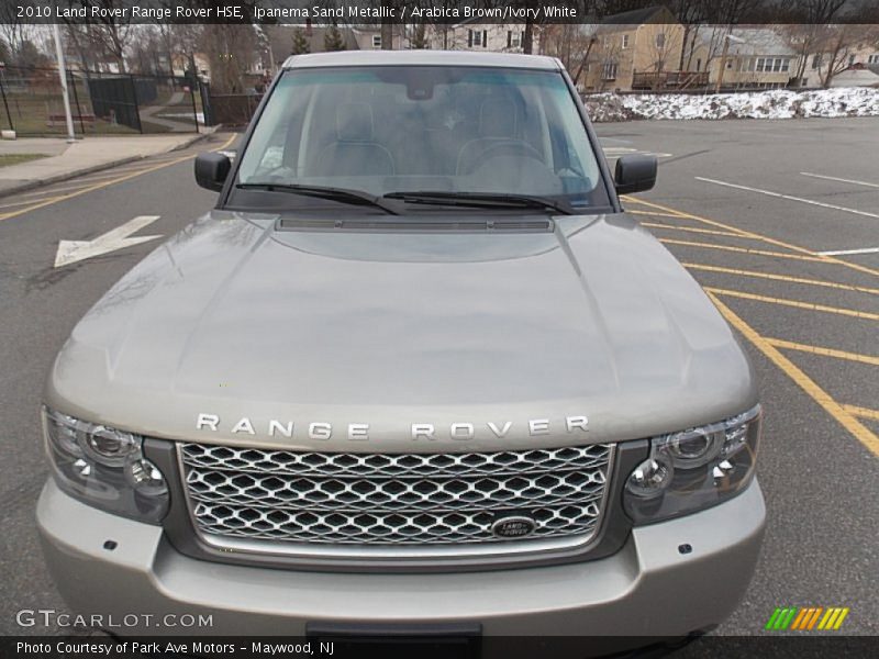 Ipanema Sand Metallic / Arabica Brown/Ivory White 2010 Land Rover Range Rover HSE