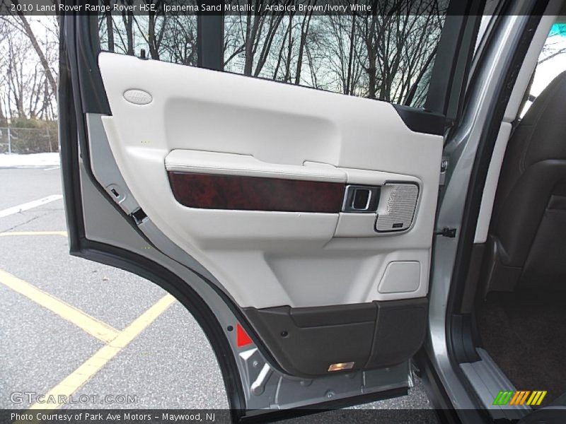 Ipanema Sand Metallic / Arabica Brown/Ivory White 2010 Land Rover Range Rover HSE