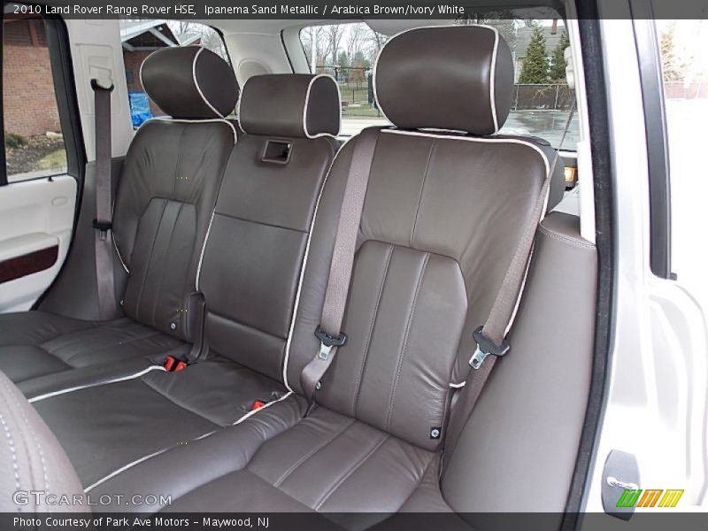 Ipanema Sand Metallic / Arabica Brown/Ivory White 2010 Land Rover Range Rover HSE