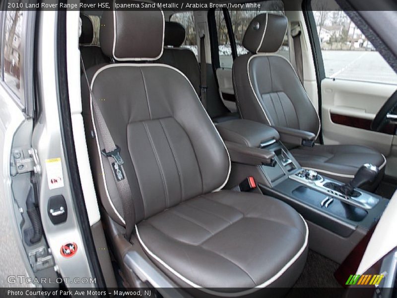 Ipanema Sand Metallic / Arabica Brown/Ivory White 2010 Land Rover Range Rover HSE
