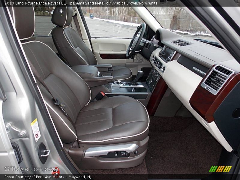 Ipanema Sand Metallic / Arabica Brown/Ivory White 2010 Land Rover Range Rover HSE