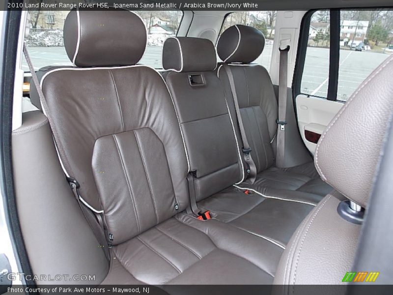 Ipanema Sand Metallic / Arabica Brown/Ivory White 2010 Land Rover Range Rover HSE