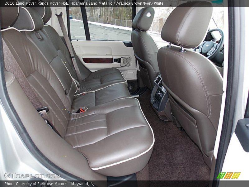 Ipanema Sand Metallic / Arabica Brown/Ivory White 2010 Land Rover Range Rover HSE