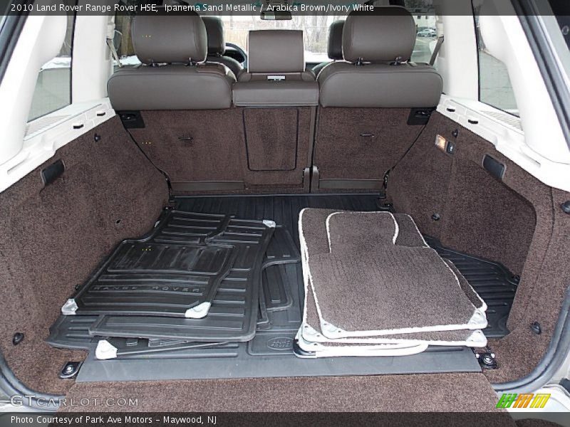 Ipanema Sand Metallic / Arabica Brown/Ivory White 2010 Land Rover Range Rover HSE