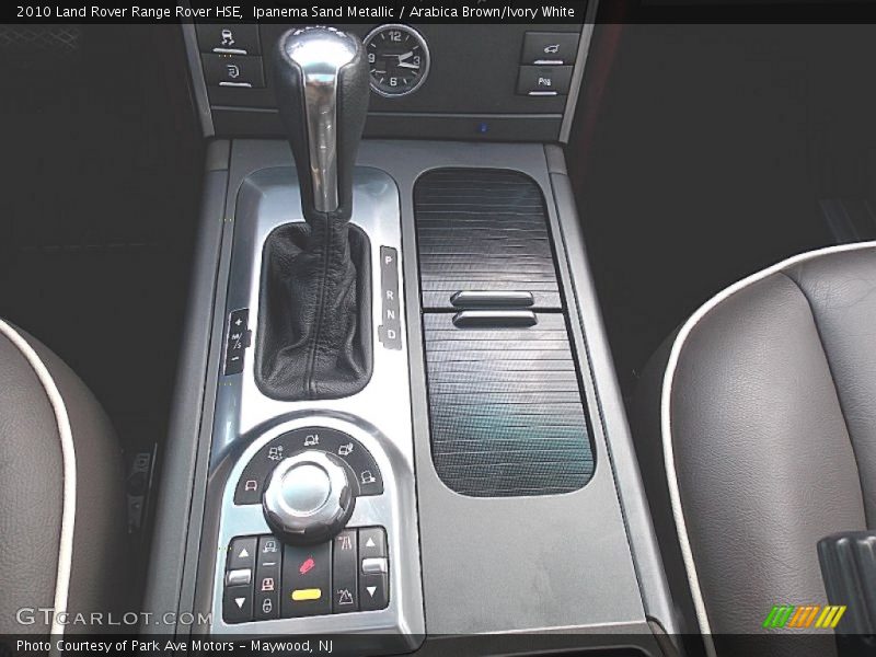 Ipanema Sand Metallic / Arabica Brown/Ivory White 2010 Land Rover Range Rover HSE