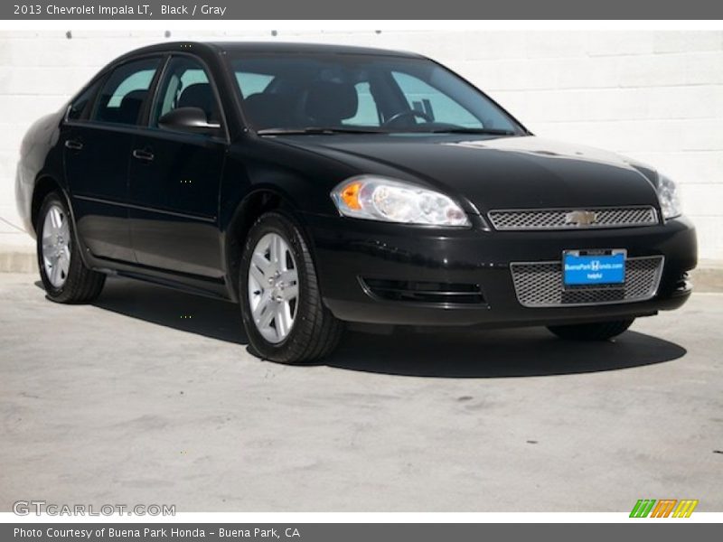 Black / Gray 2013 Chevrolet Impala LT