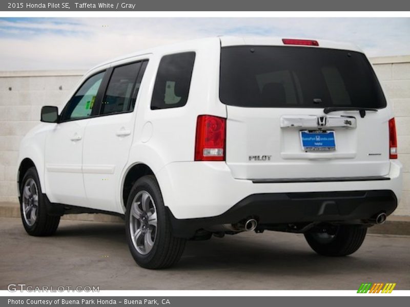 Taffeta White / Gray 2015 Honda Pilot SE