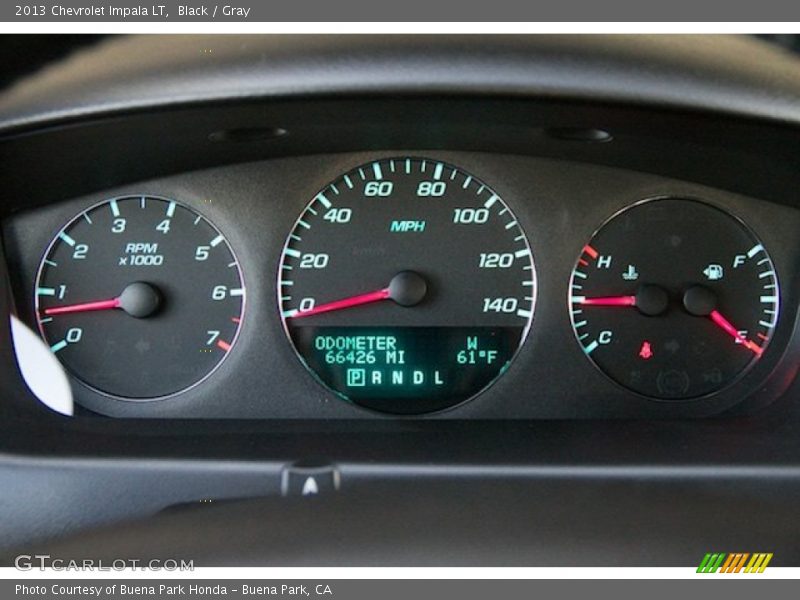 Black / Gray 2013 Chevrolet Impala LT
