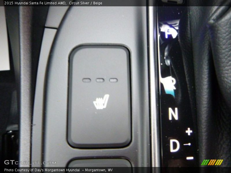 Circuit Silver / Beige 2015 Hyundai Santa Fe Limited AWD
