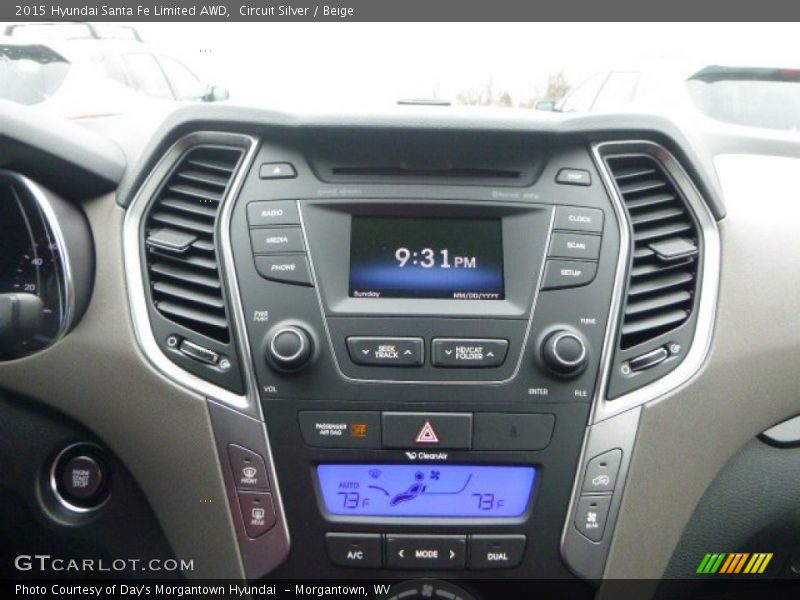 Controls of 2015 Santa Fe Limited AWD