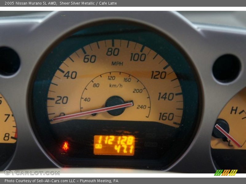 Sheer Silver Metallic / Cafe Latte 2005 Nissan Murano SL AWD