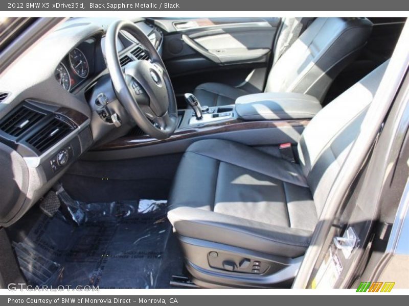 Black Sapphire Metallic / Black 2012 BMW X5 xDrive35d