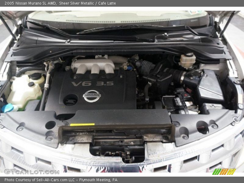 Sheer Silver Metallic / Cafe Latte 2005 Nissan Murano SL AWD