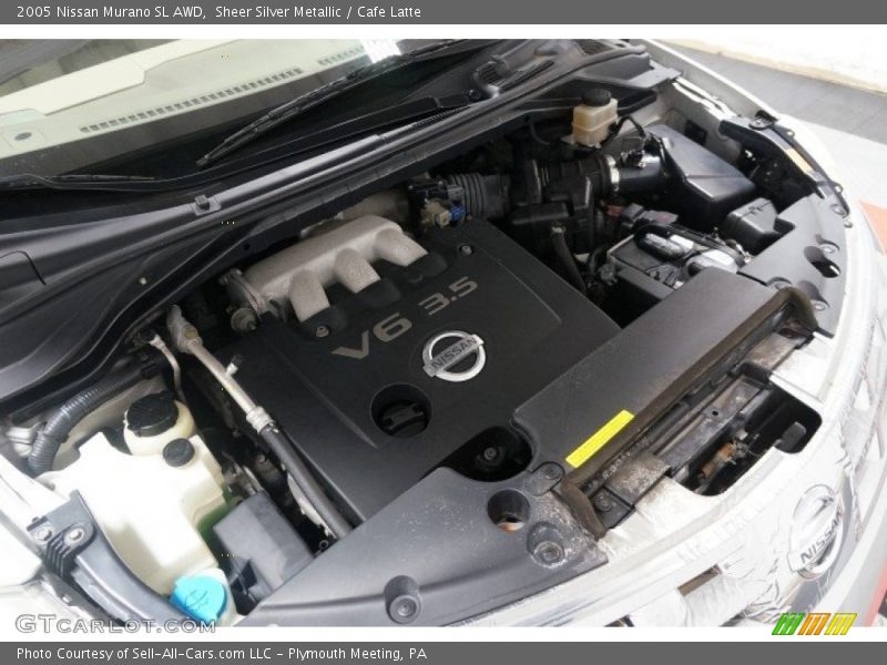 Sheer Silver Metallic / Cafe Latte 2005 Nissan Murano SL AWD