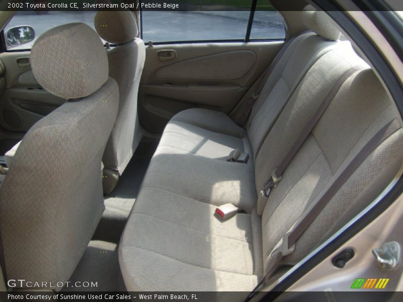 Silverstream Opal / Pebble Beige 2002 Toyota Corolla CE
