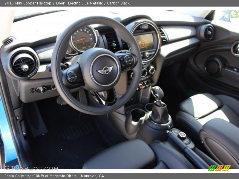 Electric Blue Metallic / Carbon Black 2015 Mini Cooper Hardtop 2 Door