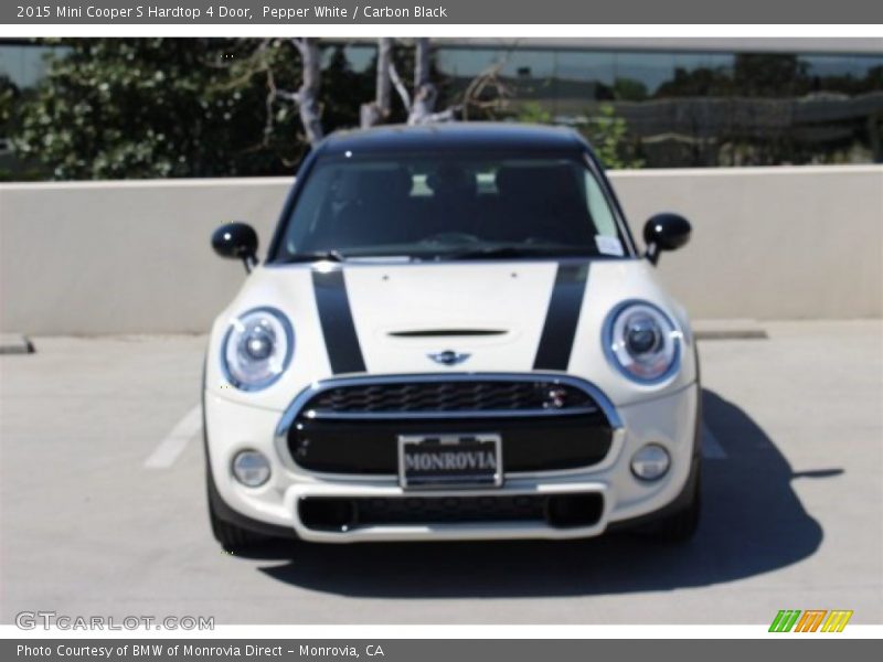 Pepper White / Carbon Black 2015 Mini Cooper S Hardtop 4 Door